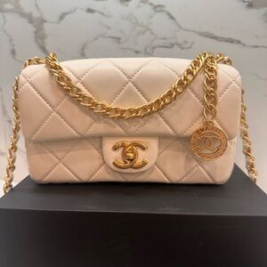 Chanel white bag